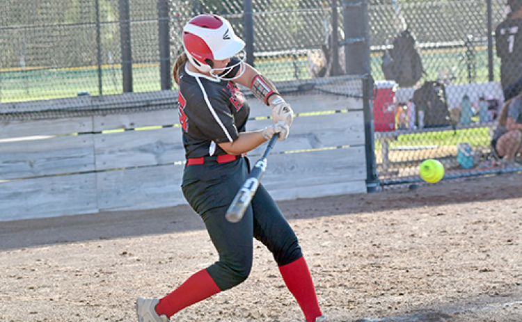 Kaelin Sparr set a new school record for home runs in a season, hitting her fourth and fifth homers during play last week.