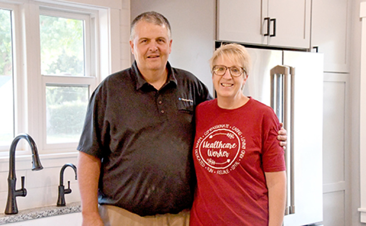 Connie and Rod Howe are happy with their newly renovated 1920s home.