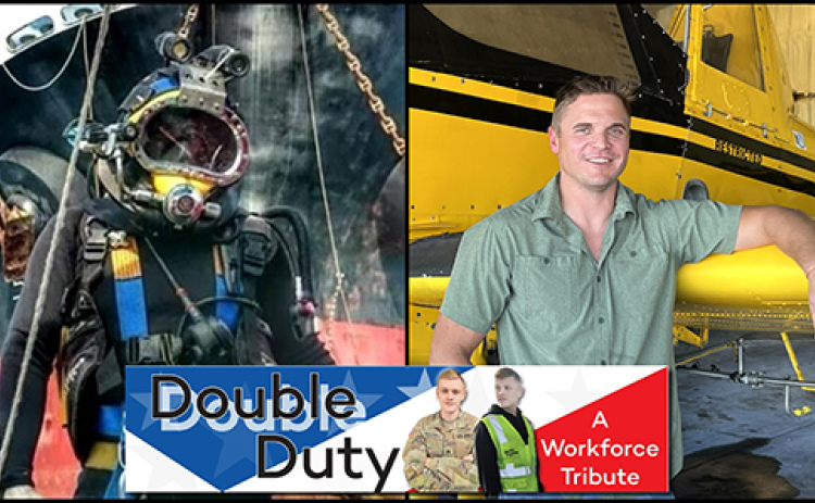 A former U.S. Navy diver, Derek Dibbern now focuses on the skies as owner of Knox Ag Aviation