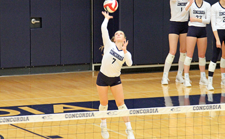 Aurora native Cassidy Knust has helped Concordia University to a top five NAIA ranking, including the No. 1 spot earlier this season as a defensive specialist for the Bulldogs.