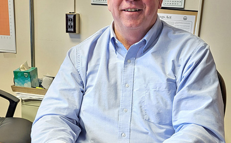 Pat Shaw of Aurora was announced as the new county business manager to replace Scott Stuhr who resigned last summer.