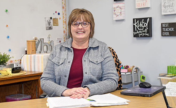 Barb Hansen waited until later in life to pursue a degree in education, and says it has been a challenging but often rewarding career. She has kept a folder full of notes from former students, which she now cherishes.