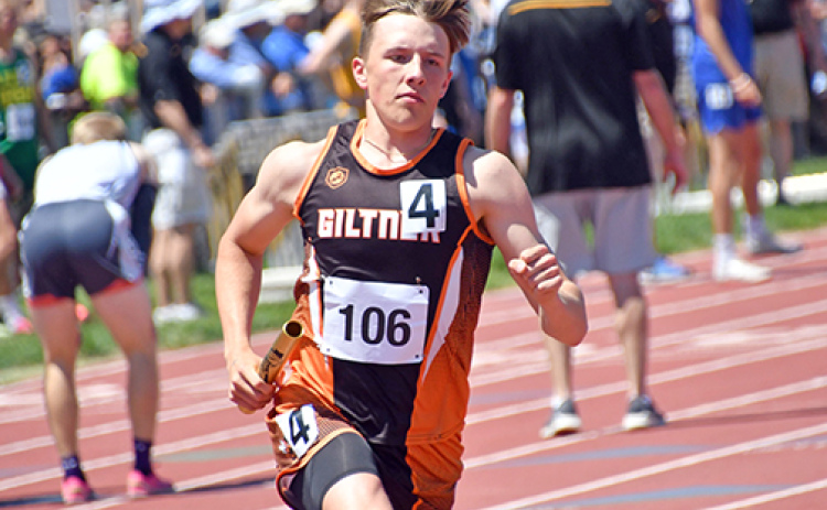 Phillip Kreutz set a new Giltner school record in the 800, finishing fourth in a time of 2:00.54 Saturday.