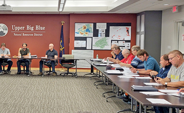 The Upper Big Blue NRD Water & Regulations Committee