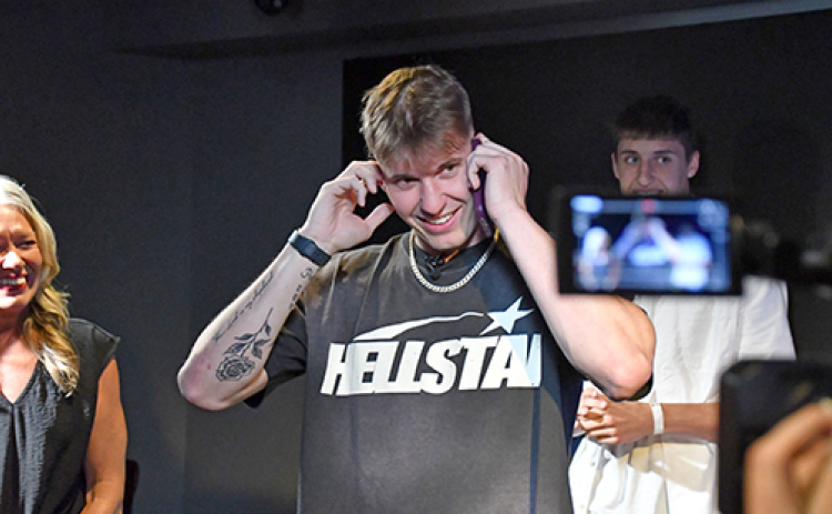 Former Husky Baylor Scheierman couldn’t contain his emotion while taking a phone call with the Boston Celtics after the defending champions selected him as the 30th overall pick in the 2024 NBA Draft June 26.