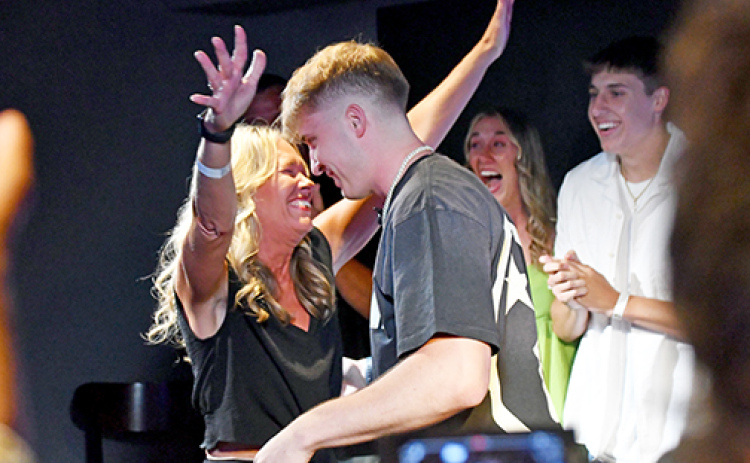 Baylor Scheierman’s first hug after being selected by the Boston Celtics with the 30th pick in the 2024 NBA draft was with his mother, Shannon.