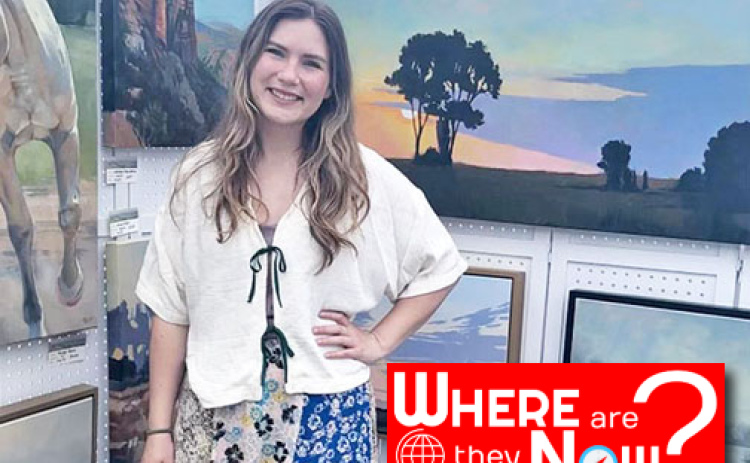 Tori Swanson will be showcasing her artwork in her home town at the Aurora Art Walk on Sept. 22.