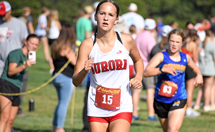 Josie Daugherty finished 18th at the Aurora Invite at Poco Creek Golf Course last Friday afternoon, helping the Huskies to a third place team finish.