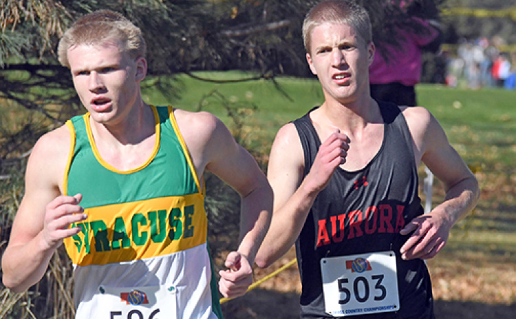 Charlie Evans ended his high school cross country career with a 14th place medal at the Class C state championships in Kearney Friday afternoon.