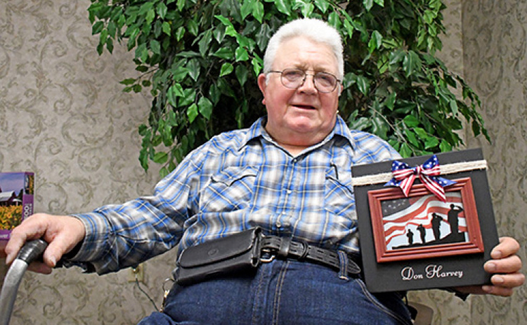 Sgt. Donald ‘Don’ Harvey is a U.S. Army veteran who served overseas for nine months during the Vietnam War.