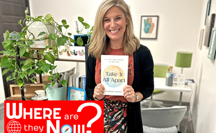 Lindsay (Dick) Leahy released her first book, “Take It All Apart: How to Love, Lead and Work with Intention,” on Oct. 24. The book features practices that she teaches through her business, the Restoration Project.