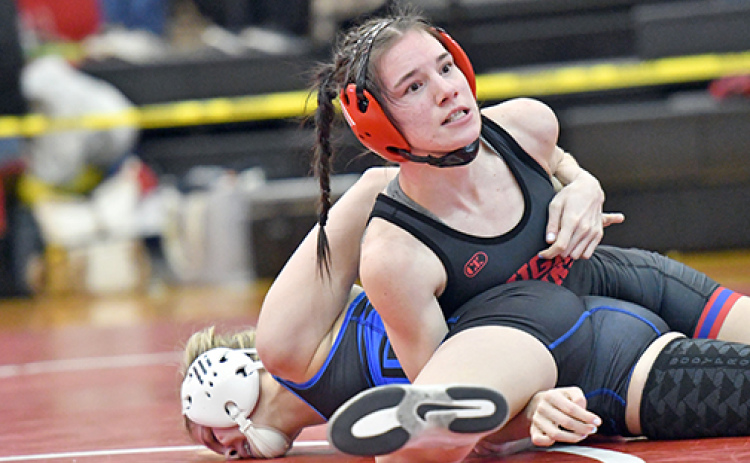 Dakota Gress survived the heartbreak round and will make her second appearance at the state wrestling championships.