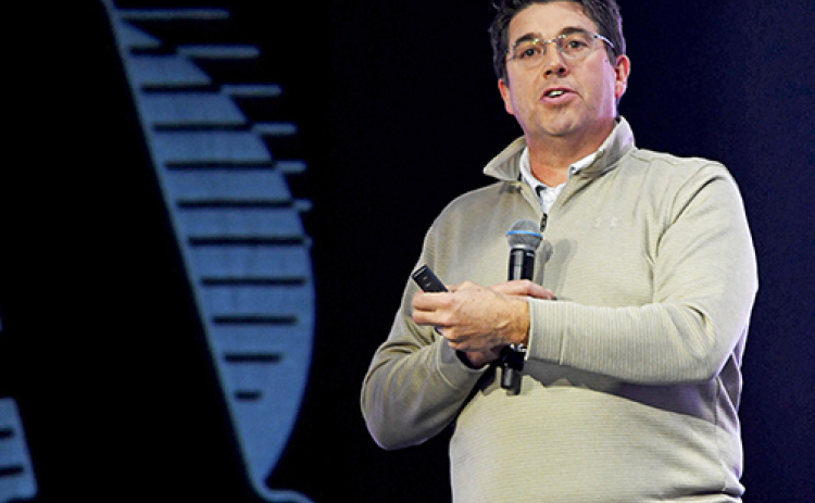 Ag economist Brian Burke of John Stewart and Associates told a crowd at the Aurora Cooperative annual meeting last Wednesday that he is expecting much volatility in commodities markets this year, with much of that upheaval being due to the change in presidential administrations and the policy changes that will accompany that.