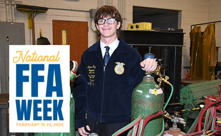 Aurora senior Lukas Fry said has gained confidence and learned a lot through his experience in FFA, including the past year serving as president of the Aurora chapter.