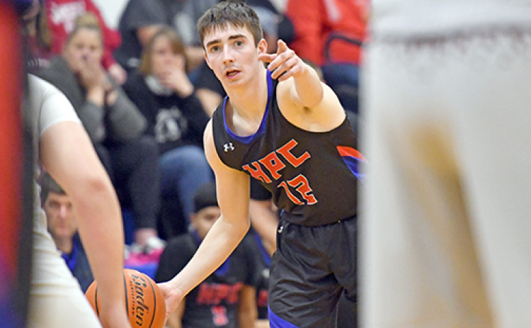 Haden Helgoth played in his final game for HPC basketball last week, one of four seniors that helped turn the Storm program around.