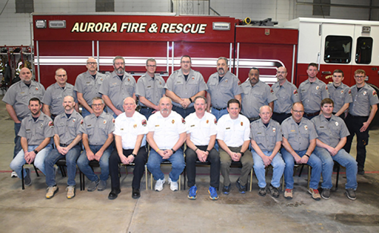 Members of the Aurora Fire Department