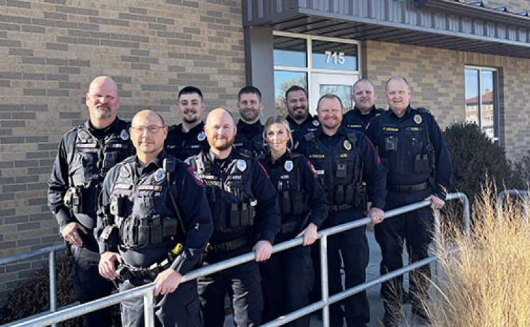The officers of the Aurora Police Force