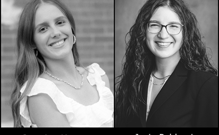 Jasmine Hansen and Jorja Pohlmeier are the chosen class representatives for the AHS Class of 2025