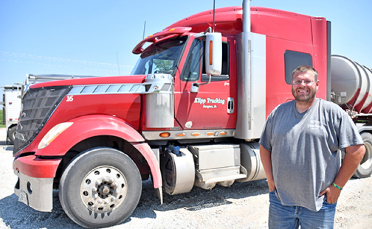 Greg Klipp is a independent trucking contractor who works with his father, LeRoy, in their business, Klipp Trucking.