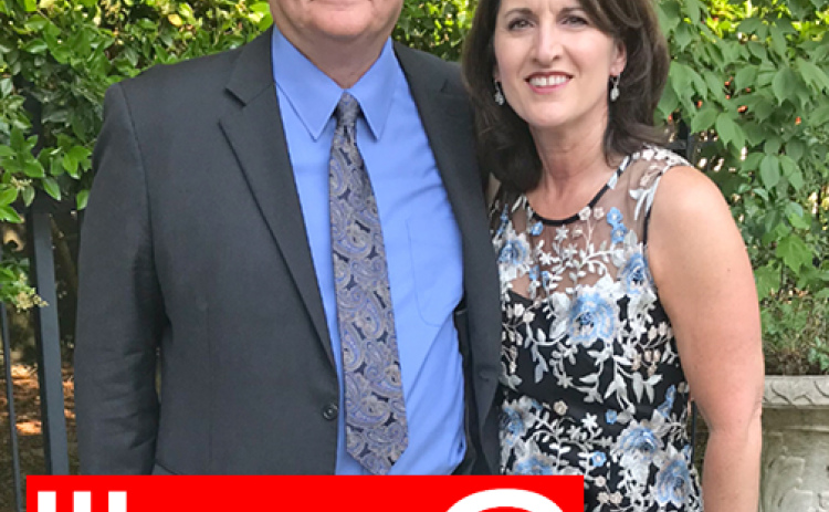 Aurora native Steve Willis retired in January after working 40 years at Stephens and Smith Construction in Lincoln where he served the last 15 years as company CEO. During his career, Willis was involved in helping build data centers, jails and substations. He is pictured here with his wife, Audrey.