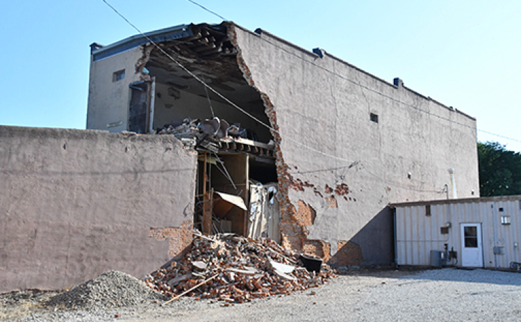 The former Gambles building has been declared a dangerous building by the city, with owner Stan Valasek ordered to repair or demolish it immediately.