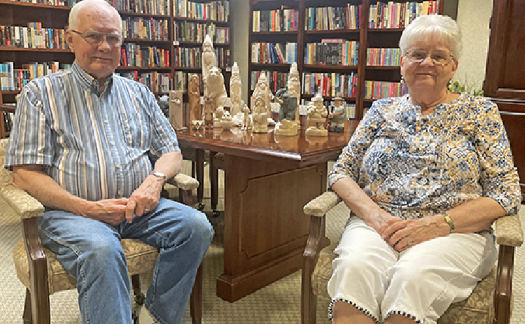Gary Ross now lives in East Park Villa with his wife of 64 years, Jo Ellen. In recent years he has developed a passion for wood carving.