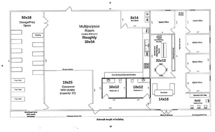 The preliminary design for the new Hamilton County Extension headquarters