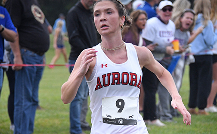 Ella Eggleston brought the hammer down at the Seward Invite finishing in 11th at Plum Creek Park with a time of 20:25, beating her time at Seward last year of 21:31.