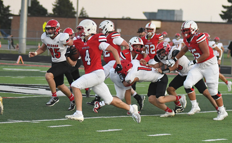 The Aurora Huskies took on the rival McCook Bison Friday night.