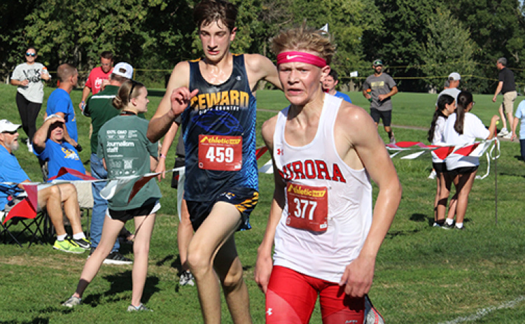 Carson Krejci finished in 17th for the Huskies at the Aurora Invite Friday afternoon with a time of 18:50.