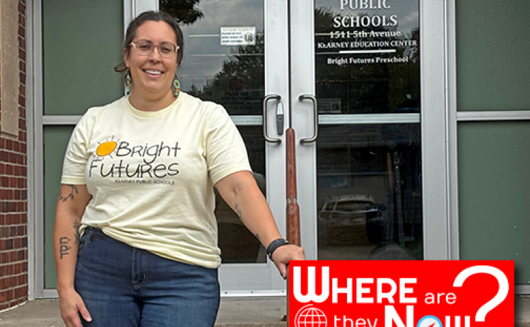 Aurora grad Victoria du Preez has worked as a lactation consultant at Kearney Regional Medical Center for eight and a half years helping mothers. Recently, she has taken on a new role as a home visitation specialist helping parents teach their children from before birth to the age of 3.