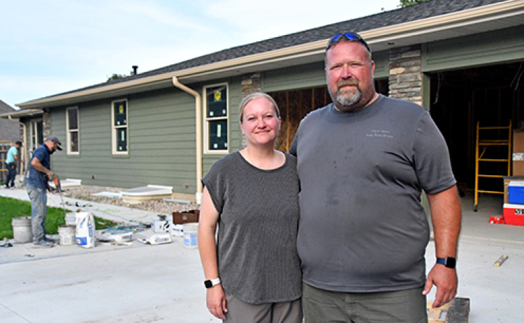 Christin and Peter Miller have been working with Paschke Interiors to expand their 1965 home to create more space for themselves and their five children. The couple aims to have the renovations completed by October or November.