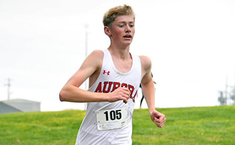 Deagan Handrup filled in for Grayson Oswald at the Central 10 Conference on Wednesday, finishing 26th with a time of 18:36.