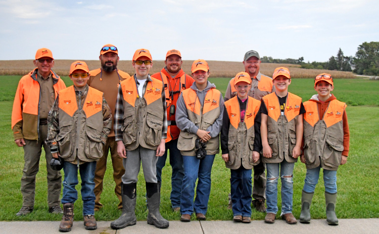 The Hamilton Pheasant Forevers Chapter brought back its annual youth hunt on Saturday, Oct. 11 after being on hiatus for three years. Students from Hamilton, Hall and Merrick counties participated in hunter safety sessions before practicing their trap shooting skills and hunting pen-raised pheasants offered by Pheasants Forever.