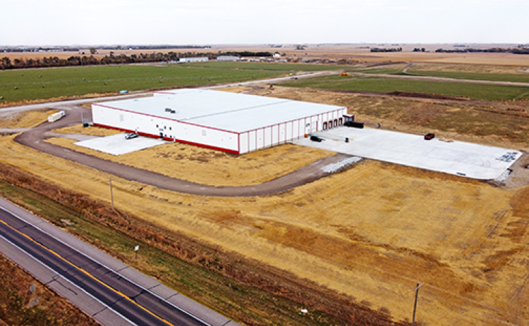 The Specialty Ag Formulations facility at Mission Critical as it looked while under construction last year.