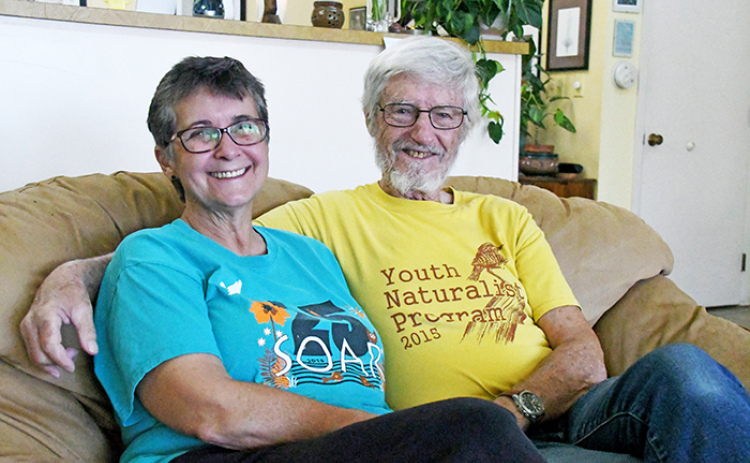 Karen and Rudy van den Boogaart have been living in Aurora for 15 years, half the time they have lived in the United States. Karen was born in Chile and was later a citizen of Germany while Rudy maintains his Dutch citizenship. Both are grateful to be living in the United States.