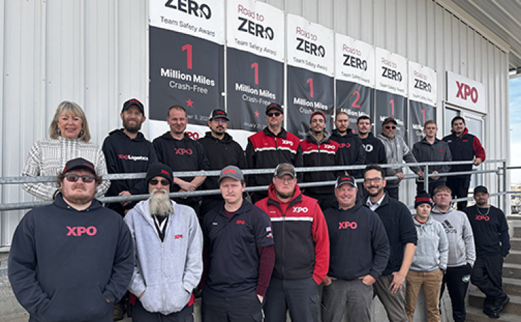 XPO celebrated the team achievement of driving 1 million combined miles without an accident, either on the road or at the Aurora service center.