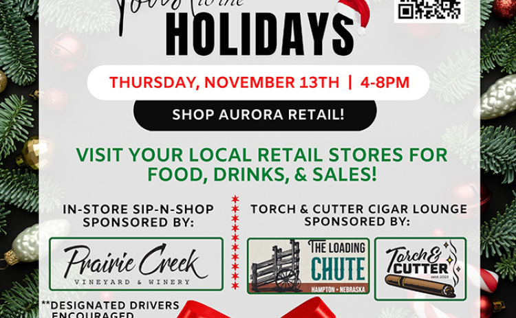 The first Toast to the Holidays event in Aurora is set for Nov. 13