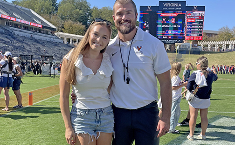 Gavin Rush played offensive guard for the Wyoming Pokes before becoming an intern and later full-time assistant sports performance coach for UW for three years.Rush lives in Charlottesville, Va., with his wife, Rehn, whom he met at the University of Wyoming.