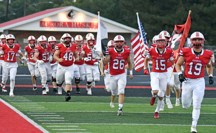 Aurora will return to Class B football for the 2026 and 2027 seasons, one of 23 schools in the classification.