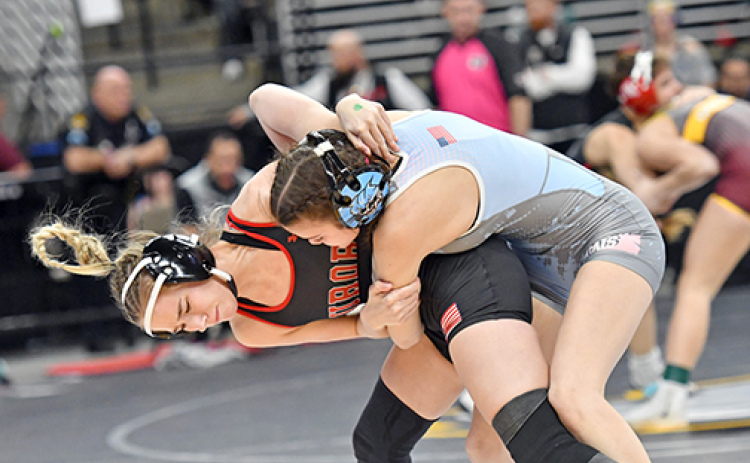 Caly Settles became Aurora’s first two-time state medalist on the girls team after her fifth place finish in the state championships Feb. 17-18.
