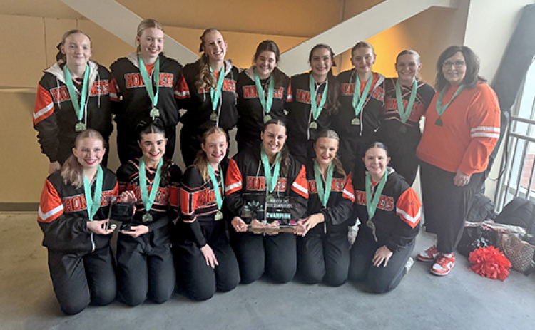 Giltner cheer team