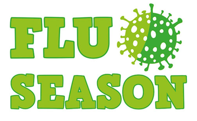 This year's flu season appears to have peaked here