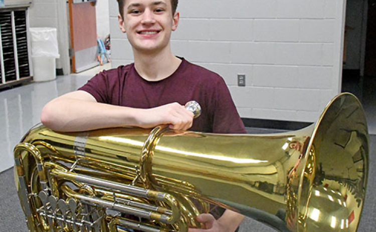 Aurora junior Calvin Miller recently won a Nebraska Young Artist Award from the University of Nebraska-Lincoln’s Hixson-Lied College of Fine and Performing Arts.