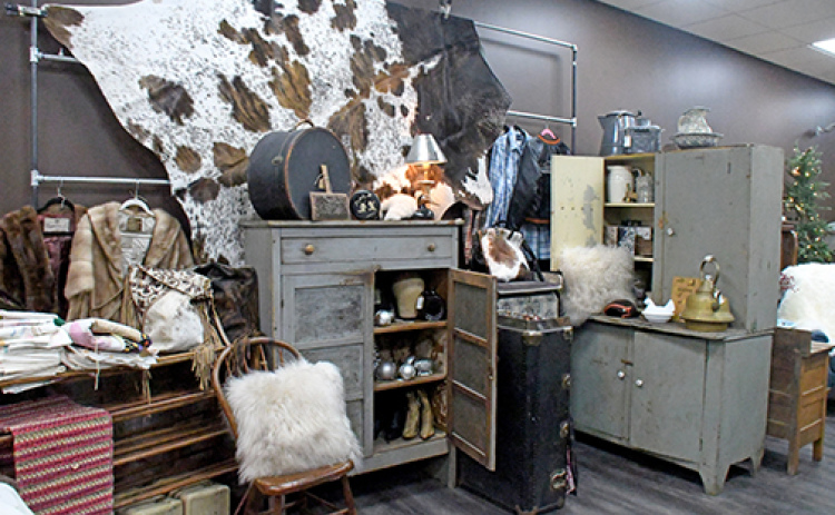 Ashlee Cool has a variety of primitive antiques including dressers, cabinets, chairs, decorative items and more at Millhouse 1901. Cool also sells vintage clothing and jewelry.
