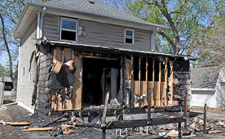 An early morning fire caused significant damage to this home at 212 W. N St. in Aurora on Tuesday, April 21.