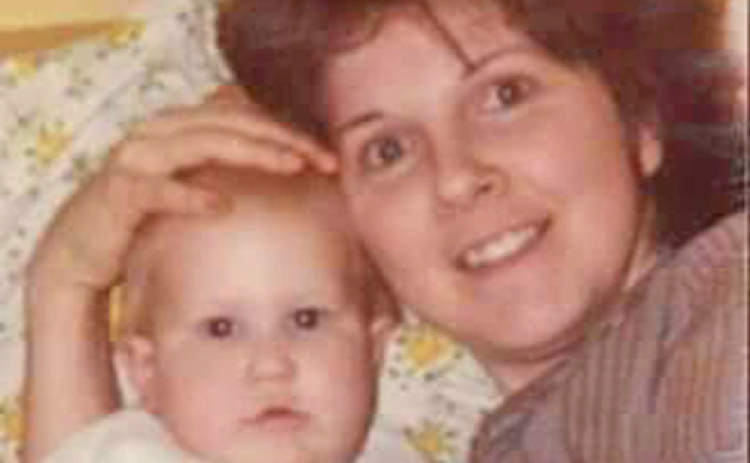 Lindy Sigears of Aurora is pictured here as a toddler with her mom, Nancy Lukens. Sigears wrote that her mother makes the best whole grain bread she has ever eaten.