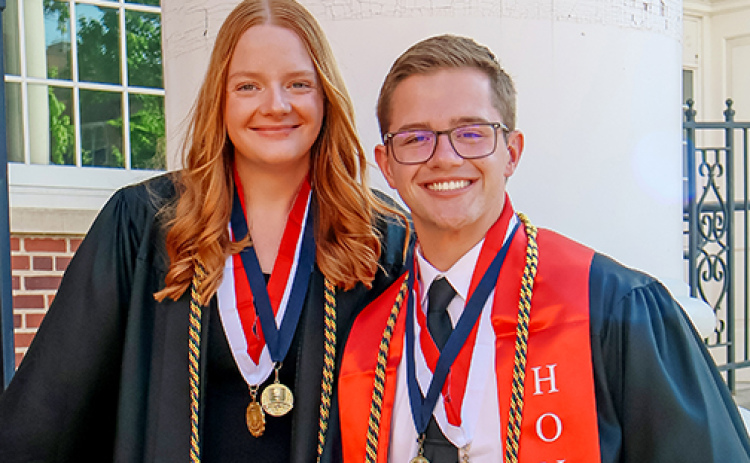 Siblings Grace and Noah Ziegler both graduated Summa Cum Laude from the University of Nebraska Omaha this spring. They are the children of Dan and Dixie Ziegler of Aurora.