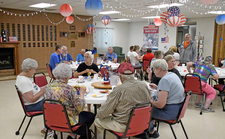 Weekday lunch meals are one of the most important programs of the senior center. In the last fiscal year more than 16,000 meals were served either on-site or through the Meals on Wheels program.