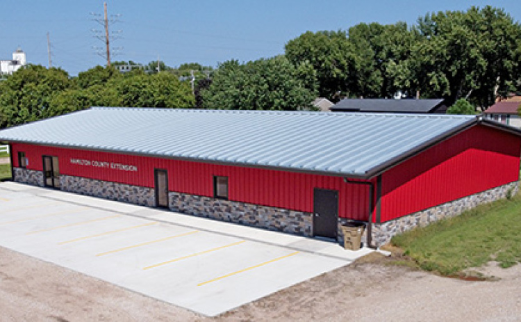 The new Hamilton County Extension building at the fairgrounds is done and ready for move-in.The 5,000 square foot office, meeting and storage space is expected to be fully open for business by mid-September.